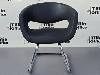 Flora Kesim Tarama Çalışma Bekleme Koltuğu Krom U Ayak